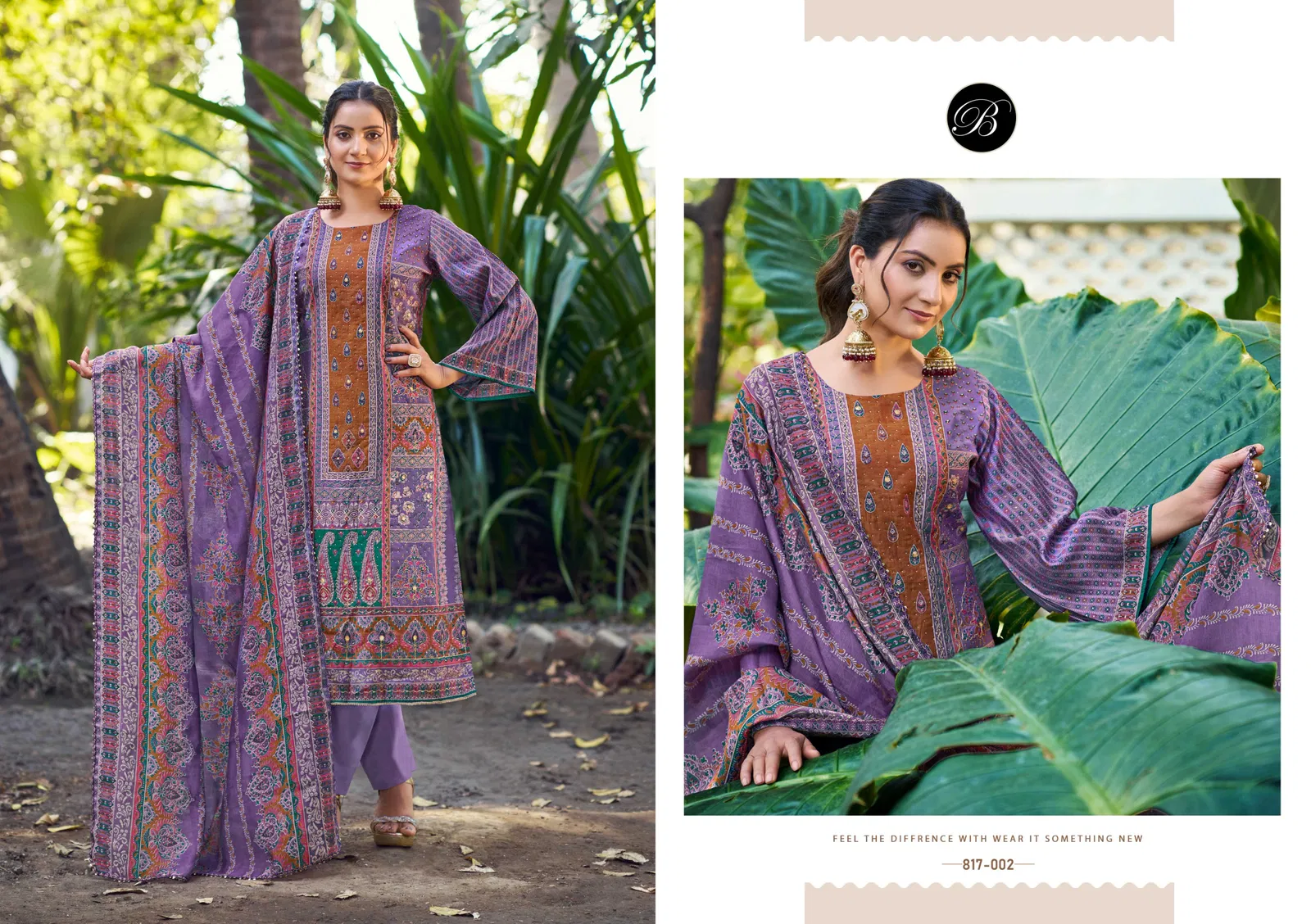Nusrat Vol 4 By Belliza Modal Viscose Printed Dress Material Wholesalers In India